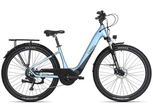 CANULL City 3 720 Wh niskowejściowy rower elektryczny light blue