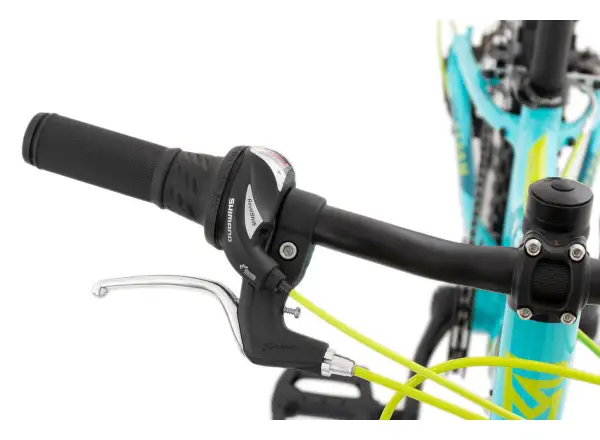 Rock Machine Storm 20 VB rower dziecięcy Gloss Neon Cyan/Yellow/Petrol