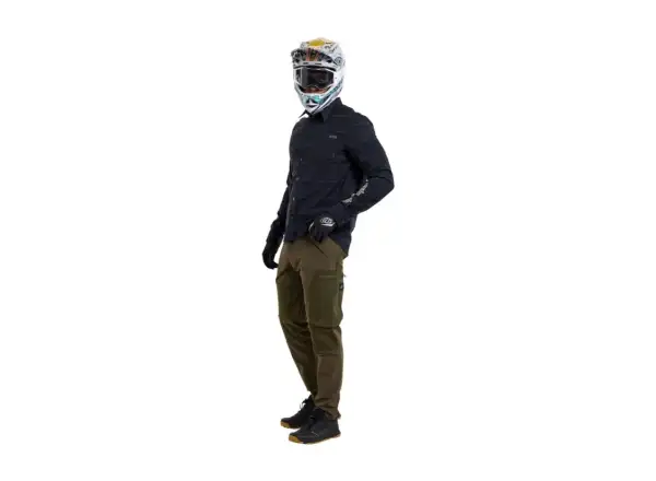 Troy Lee Designs Grind Flannel męska koszula Plaid Carbon