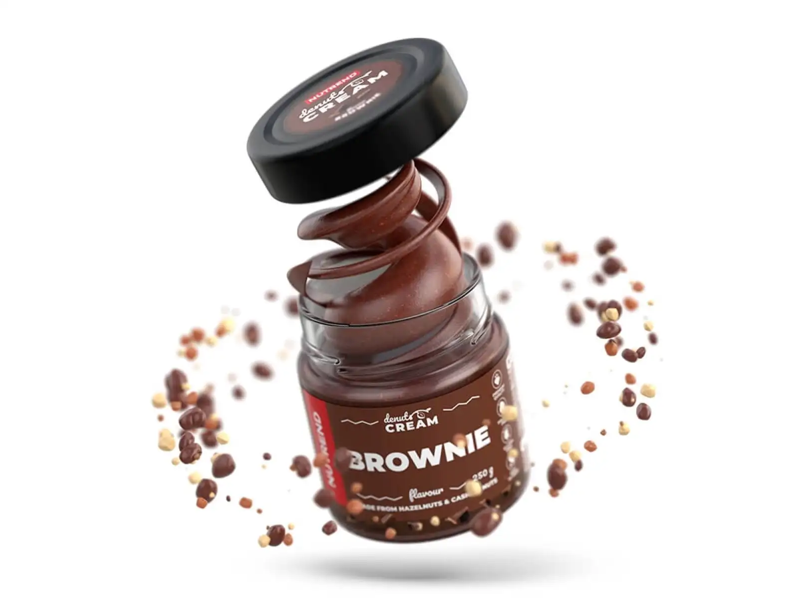 Nutrend Denuts Cream łagodny orzechowy krem 250 g brownie