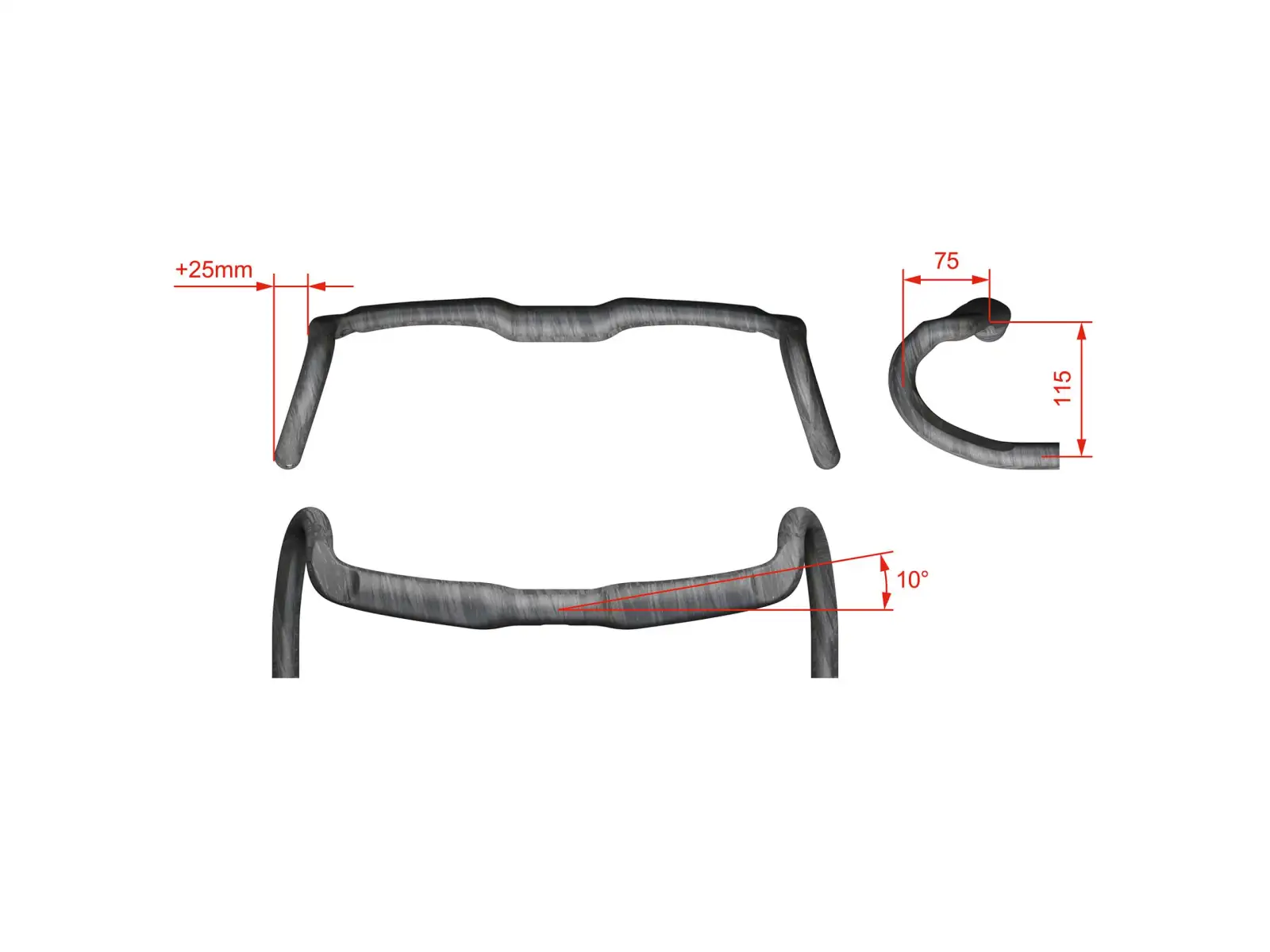 FSA K-WING AGX Carbon Compact kierownica szosowa