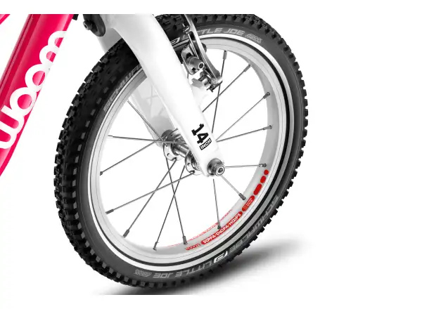 Woom GO 1 Plus rowerek biegowy dla dzieci 14" Hot Pink