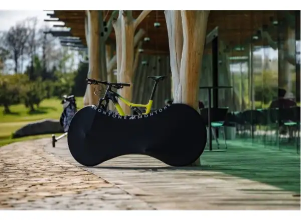 Montone rower mKayak 2.0 pokrowiec na rower do wewnętrznego użytku czarna/żółta