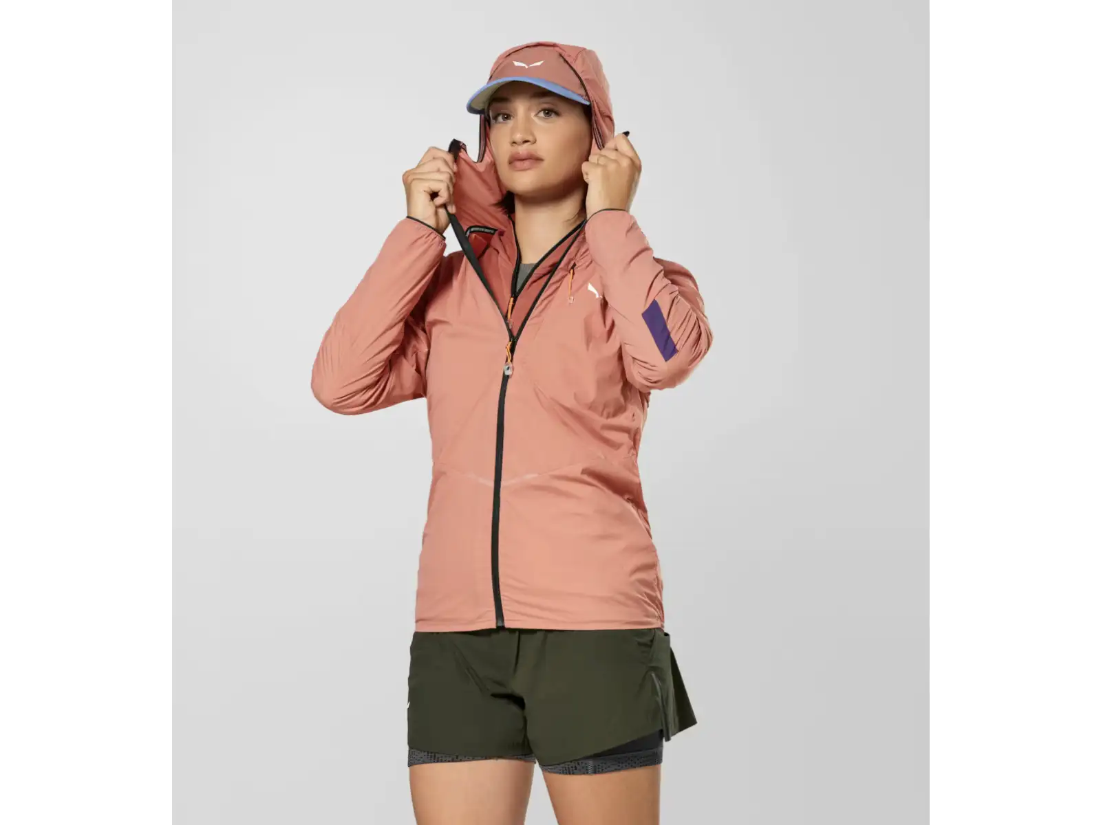 Salewa Pedroc Wind Light damska kurtka Desert Pink