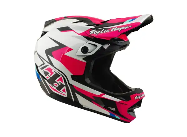 Troy Lee Designs D4 Polyacrylite MIPS kask Roamer Magenta