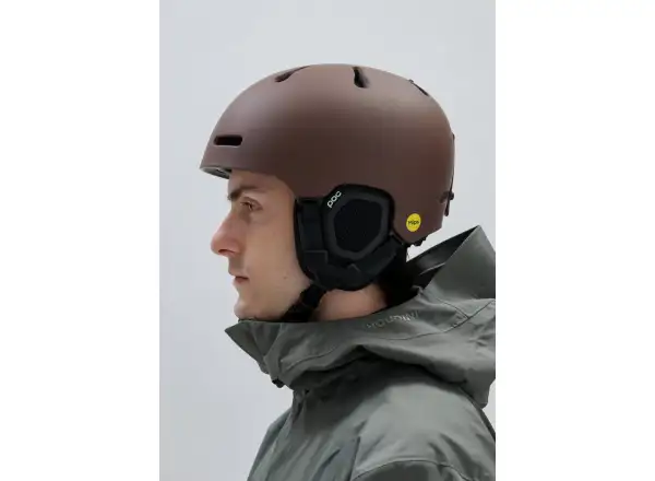 POC Fornix MIPS kask narciarski Bronzite Brown Matt