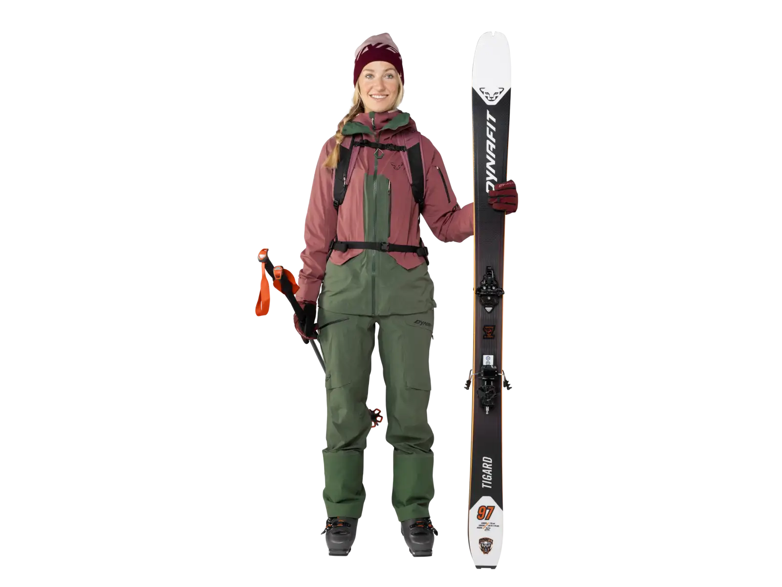 Dynafit Tigard 3L Stretch damska kurtka Dark Rose