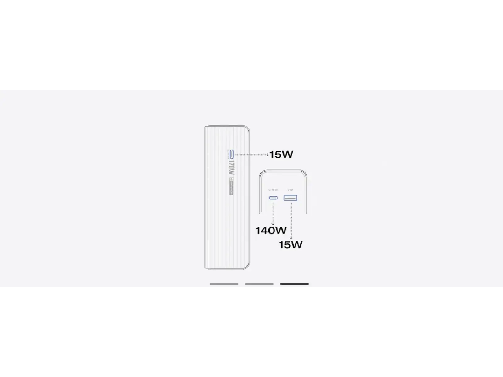 EcoFlow Rapid Power Bank (25000mAh,170W) - srebrna