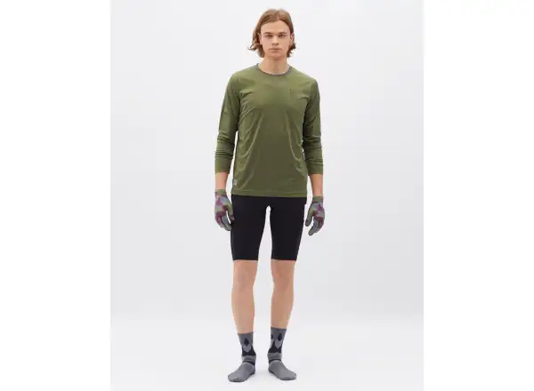 Silvini Casalo męska koszulka z długim rękawem Olive/Charcoal