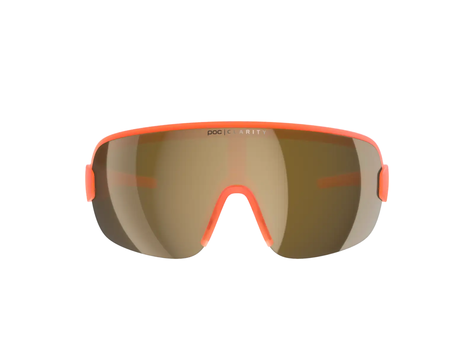 POC Aim okulary Fluorescent Orange Translucent/Clarity Road/Partly Sunny Gold