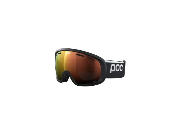 POC Fovea Mid WF gogle narciarskie Uranium Black/Partly Sunny Orange
