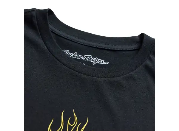 Troy Lee Designs Flame 2 męska koszulka z krótkim rękawem Black