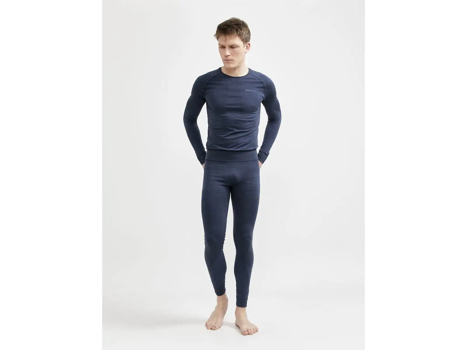Craft Core Dry Active Comfort męska koszulka długi rękaw modrá