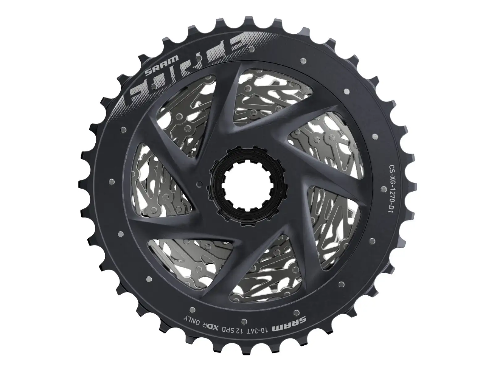 Sram CS XG-1270 D1 Silver 12sp. kaseta 10-33z.
