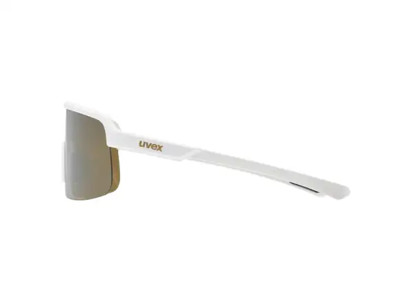 Uvex okulary przeciwsłoneczne White Matt/Mirror Gold
