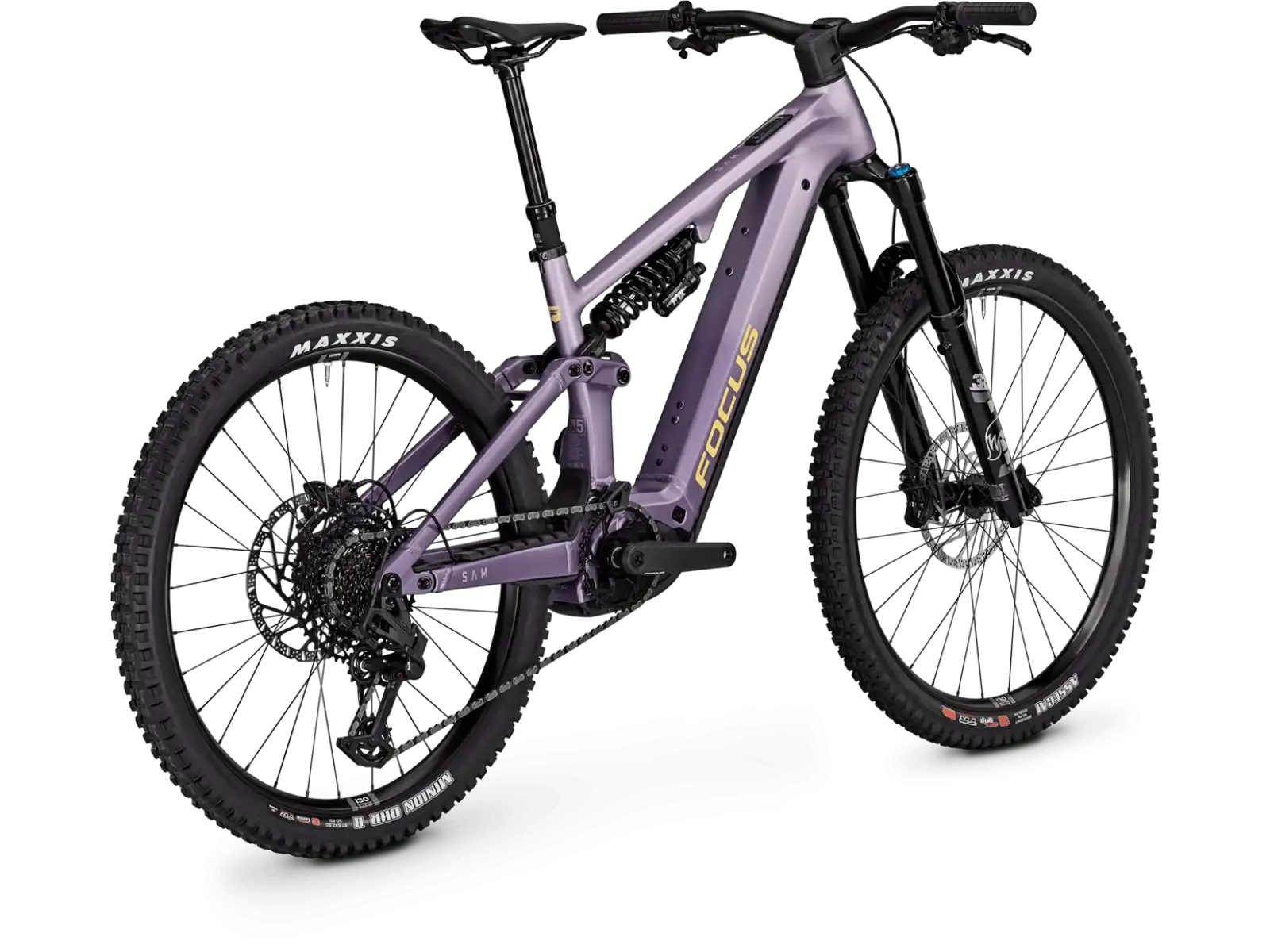 Focus SAM 8 600Wh w pełni amortyzowany rower elektryczny Lilac matt / Darklilac matt