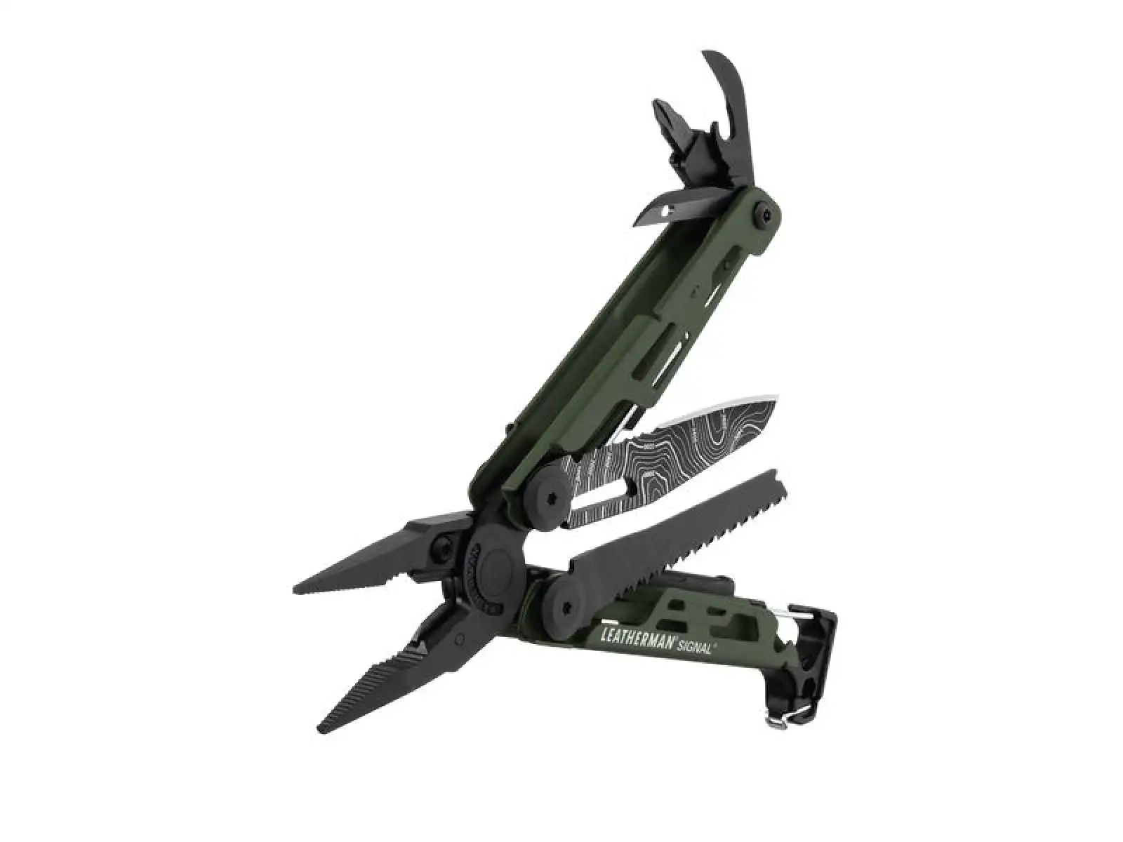 Leatherman Signal multitool Zielony Topo
