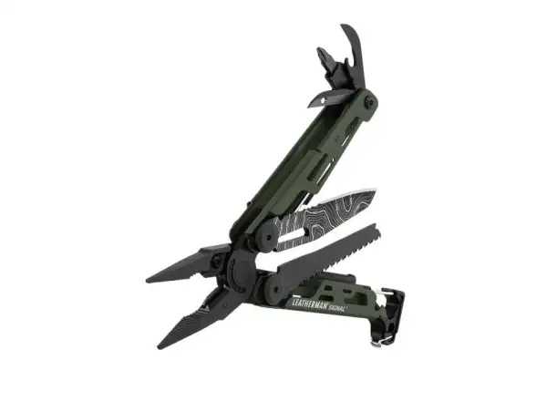 Leatherman Signal multitool Zielony Topo