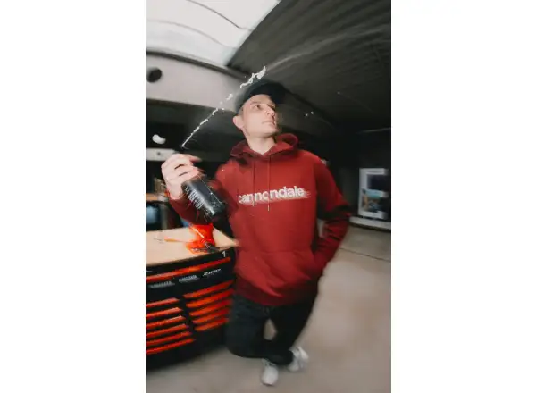 Cannondale Lifestyle Hoodie bluza unisex Burgundy/Mrk