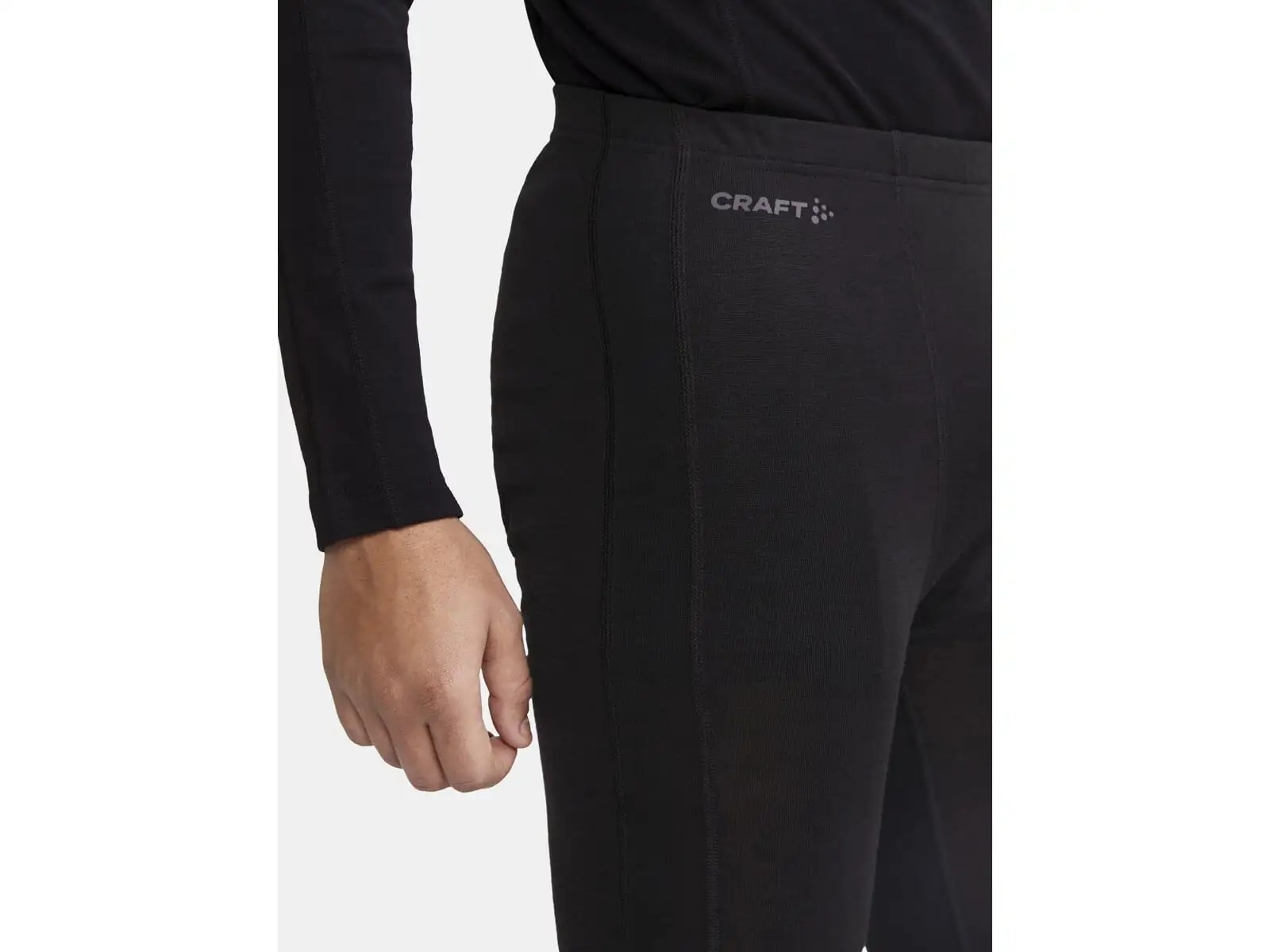 Craft ADV Wool Merino męskie kalesony 3/4 czarna
