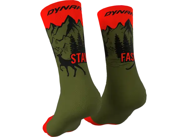 Dynafit Stay Fast skarpety sportowe Winter Moss