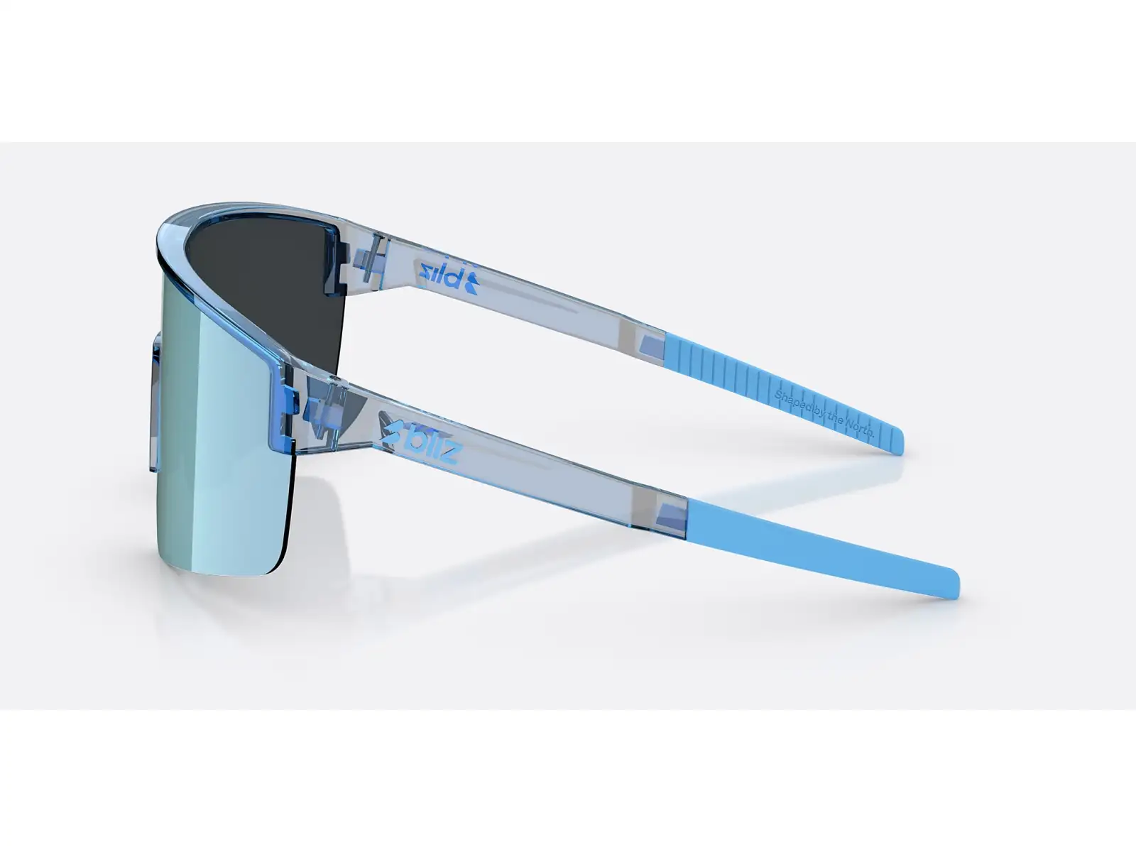 Bliz P004 okulary przeciwsłoneczne Transparent Blue/Smoke Ice Blue Multi
