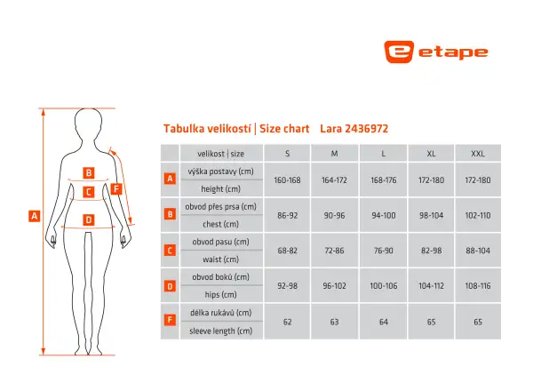 Etape Lara damska bluza szara/różowa