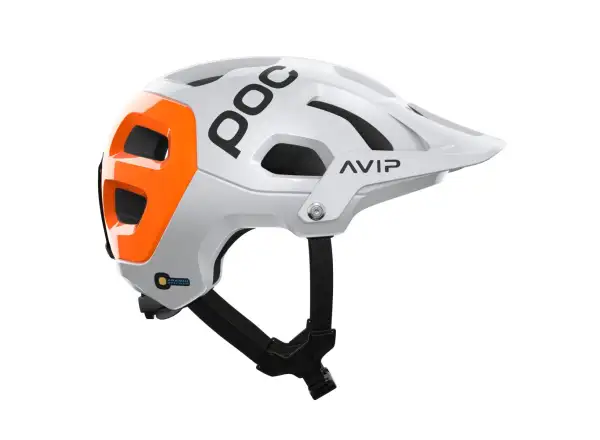 POC Tectal Race MIPS NFC kask Hydrogen White/Fluorescent Orange AVIP