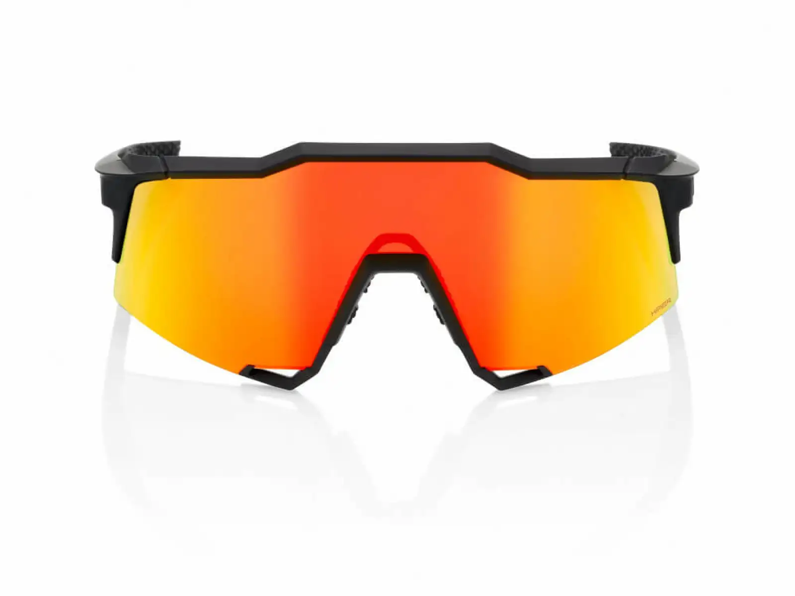 100% Performance Speedcraft okulary rowerowe Soft Tact Black/HIPER Red Multilay