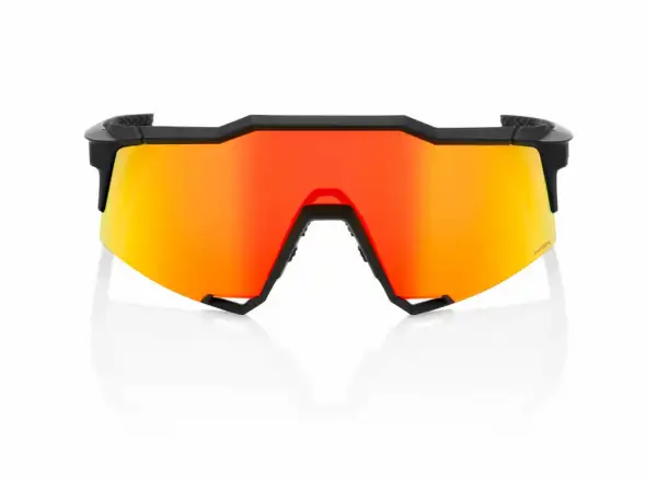 100% Performance Speedcraft okulary rowerowe Soft Tact Black/HIPER Red Multilay