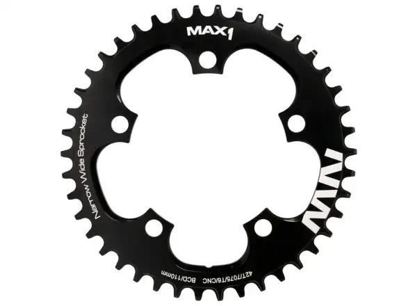 Max1 Narrow Wide zębatka BCD110, 42z. czarna