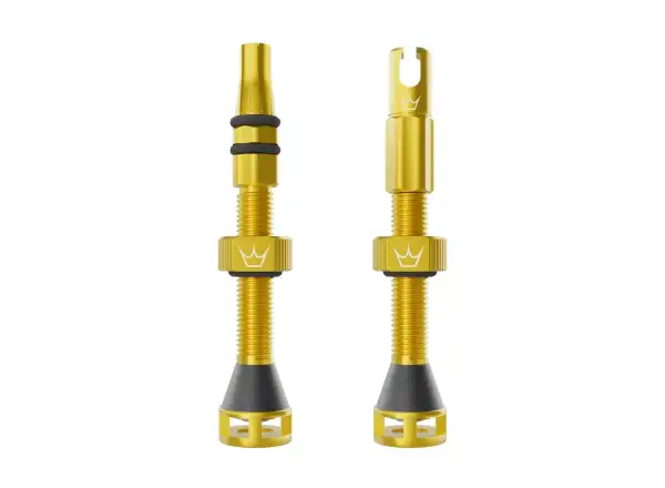 Peatys Holeshot Fast Flow wentyle bezdętkowe 42 mm Gold