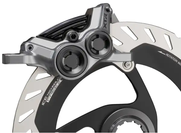 Shimano XTR BR-M9220+BL-M9220 hamulec tarczowy tylny okładziny metalowe z chłodzeniem