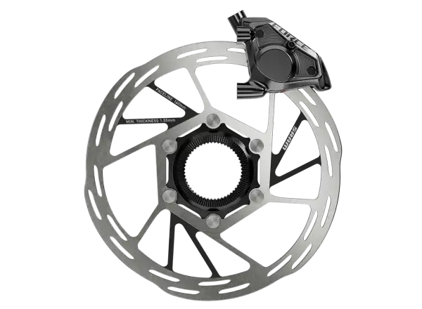 Sram Force AXS HRD E1 lewa dźwignia zmiany biegów / hamulca i zacisk Flat Mount, prowadzenie 950 mm