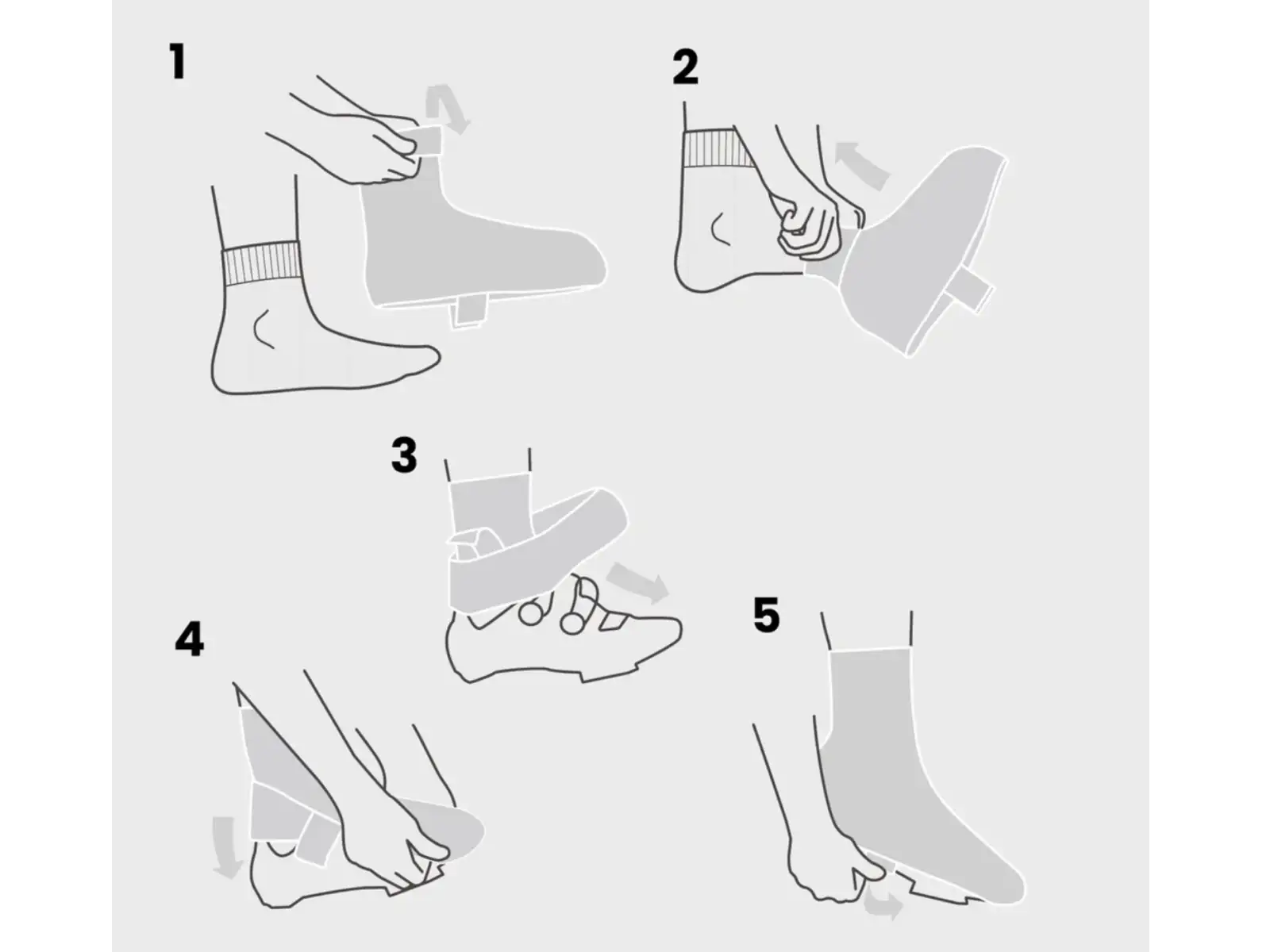 Grip Grab PACR Waterproof Winter Road ochraniacze na buty rowerowe