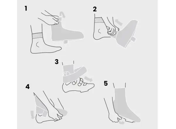 Grip Grab PACR Waterproof Winter Road ochraniacze na buty rowerowe