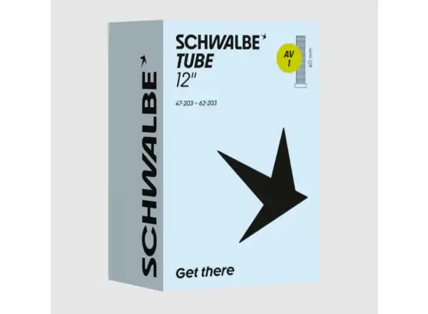 Schwalbe dętka 12" AV1 47/62-203 wentyl samochodowy 40 mm