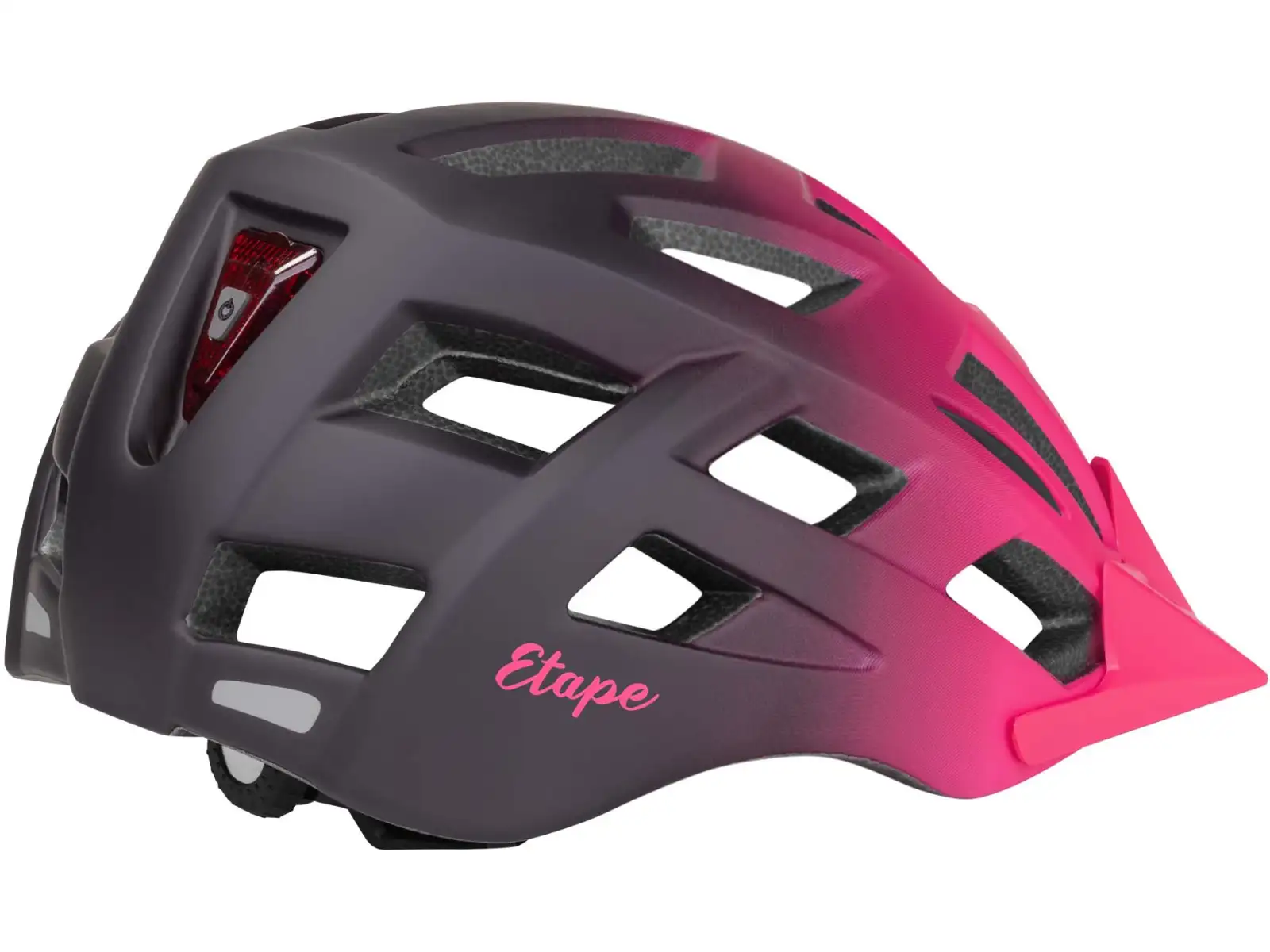 Etape Virt Light kask rowerowy różowy/czarny matowy