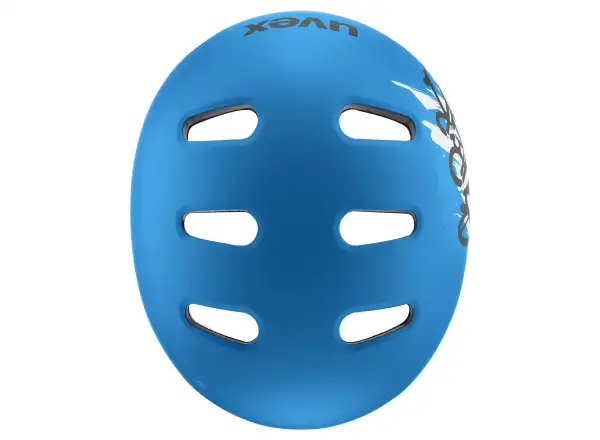 Uvex Kid 4 Style kask dziecięcy Super Hero Blue Matt