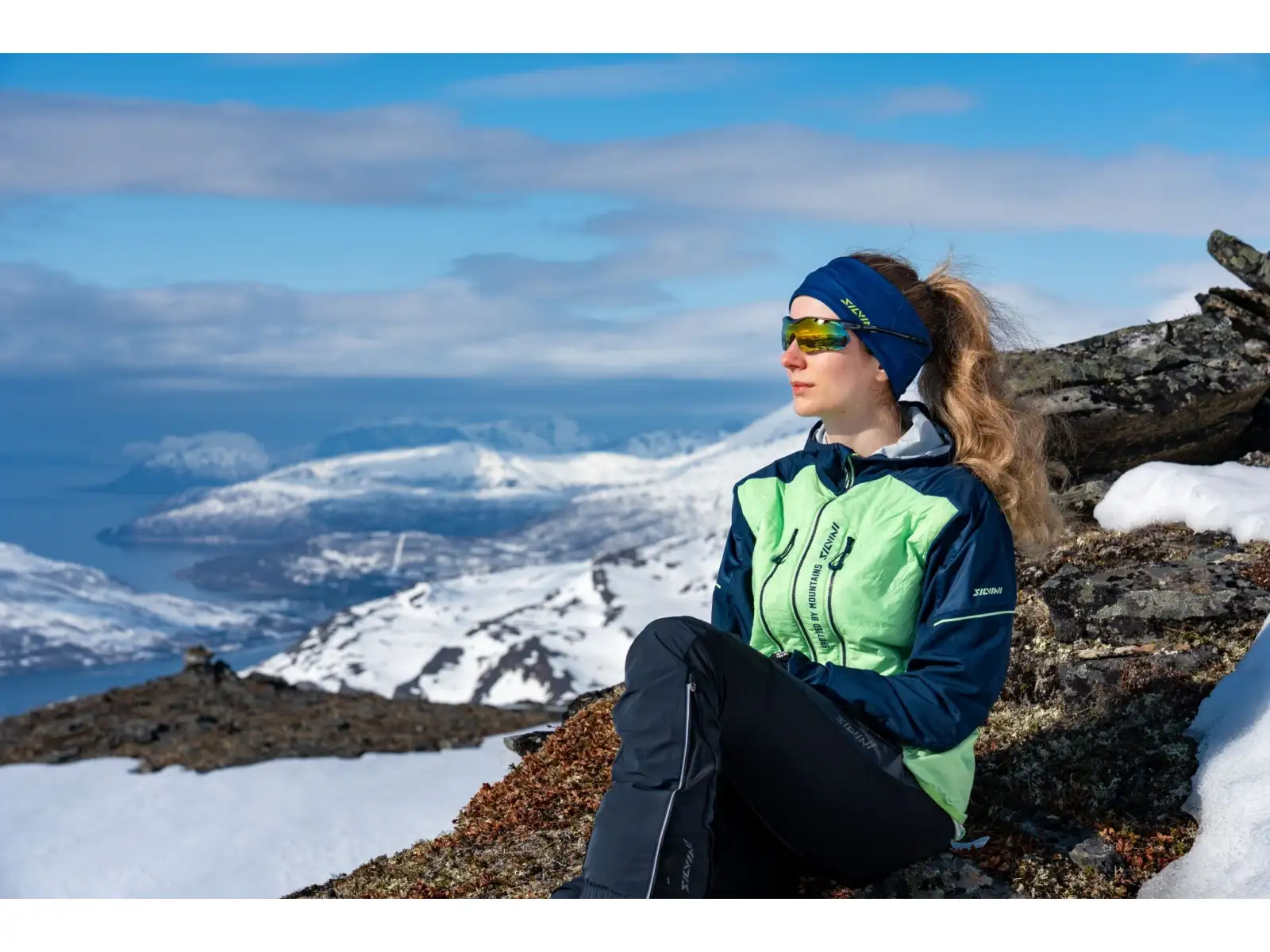 Silvini Asprino damska kurtka skialpinistyczna Green/Navy