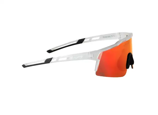 Force Nitro Junior okulary rowerowe transparentne/czerwone lustrzane szkło