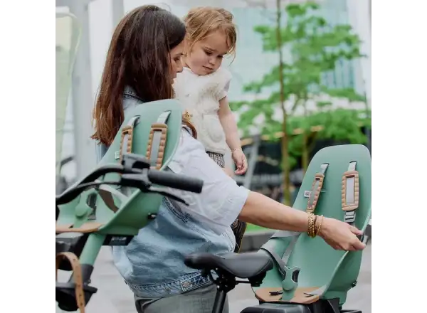 Urban Iki Ta-ke tylne siedzenie na rower dla MIK bagażników Icho Green/Kurumi Brown