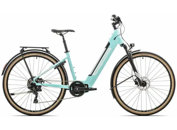 Rock Machine Ebike CrossRide INT e425 Lady Gloss Mint/White rower elektryczny krosoowy