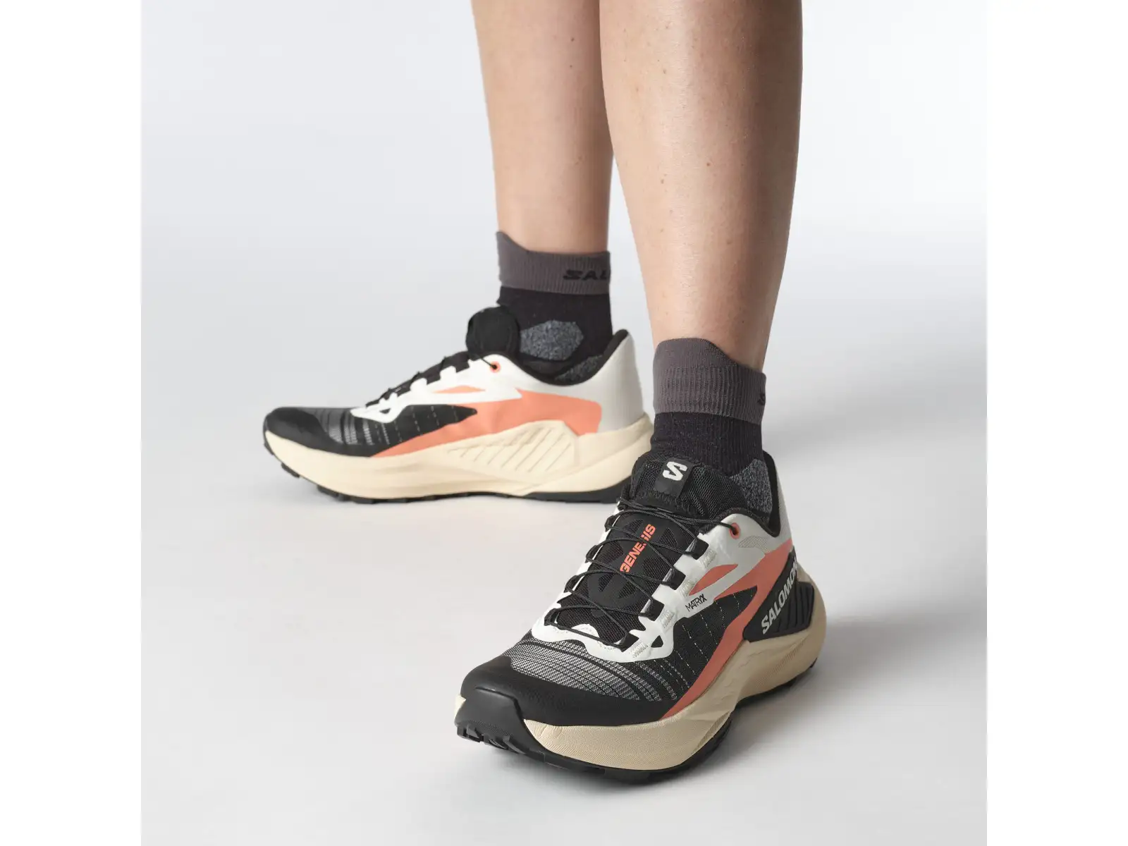 Salomon Genesis damskie buty do biegania Fusion Coral/Tender Peach/Black