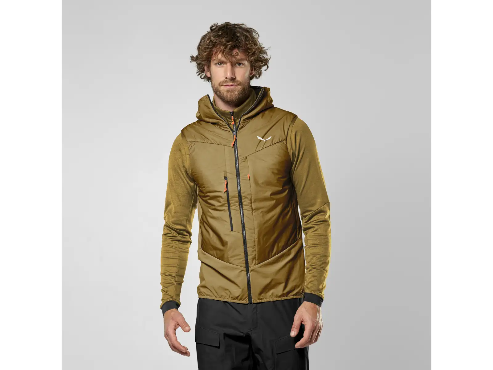 Salewa Sella Durastretch/Tirolwool® Responsive męska kamizelka Golden Brown
