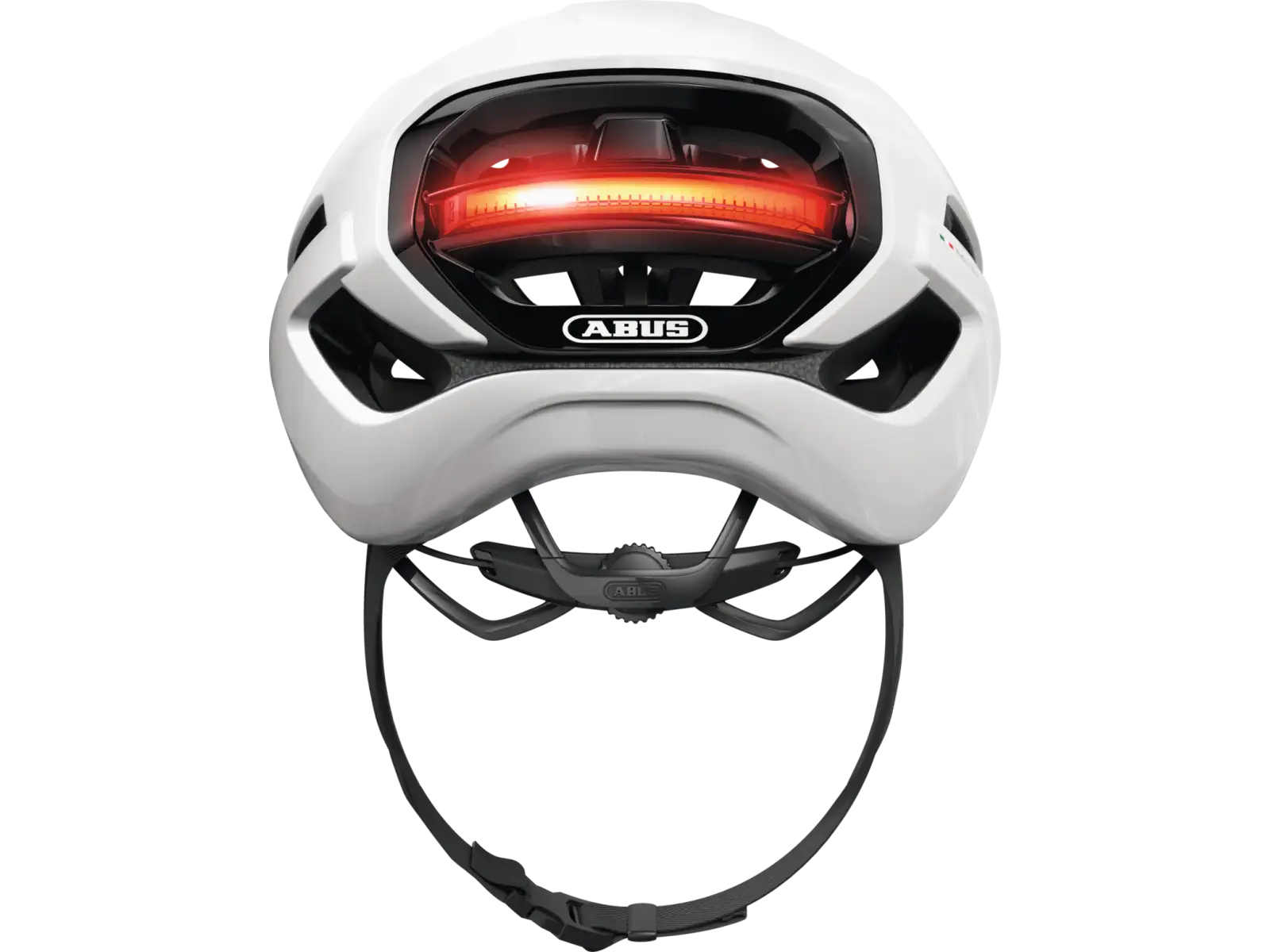 Abus Taipan LED kask gravel Shiny White