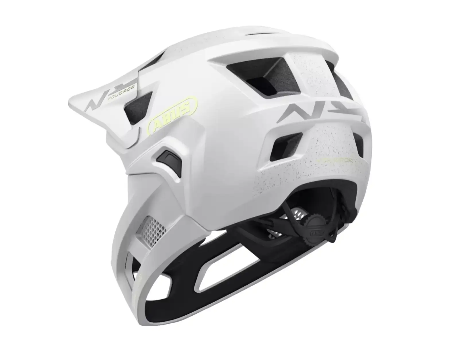Abus YouDrop FF kask dziecięcy Lemon White