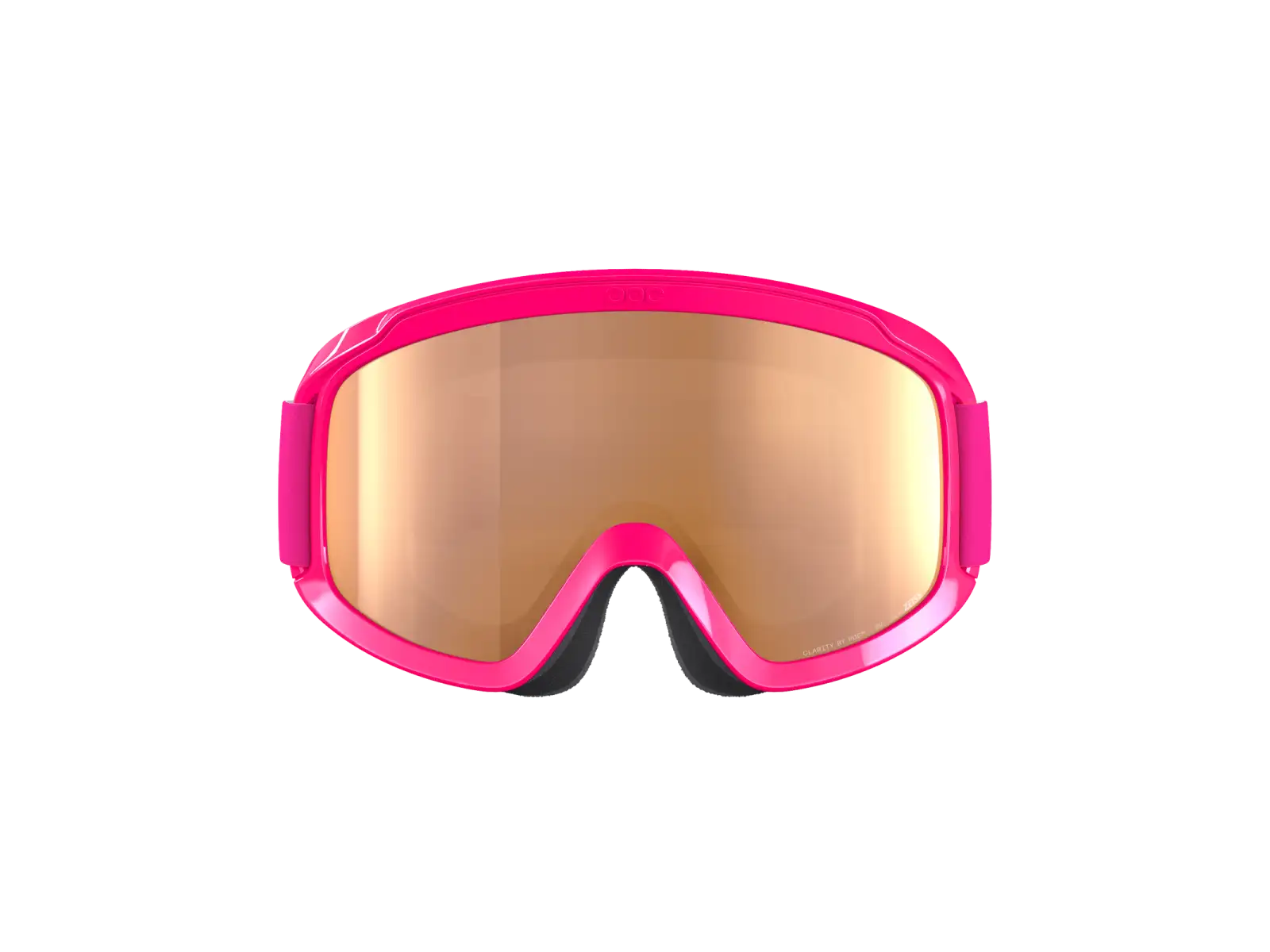 POC POCito Retina dziecięce gogle narciarskie Fluorescent Pink/Partly Sunny Light Orange
