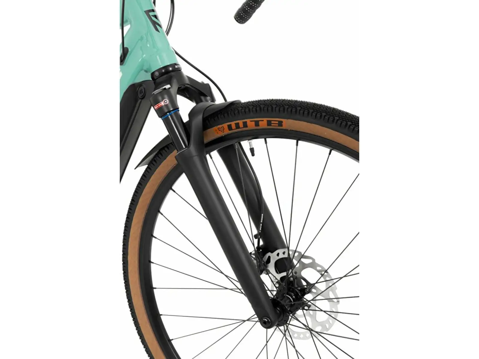 Rock Machine Gravelride e700 Di2 gravel rower elektryczny miętowy/srebrny