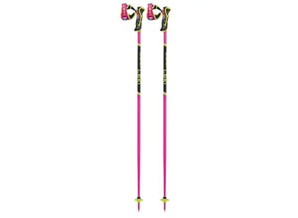 Leki WCR TBS SL 3D kijki zjazdowe Neonpink/Black/Neonyellow